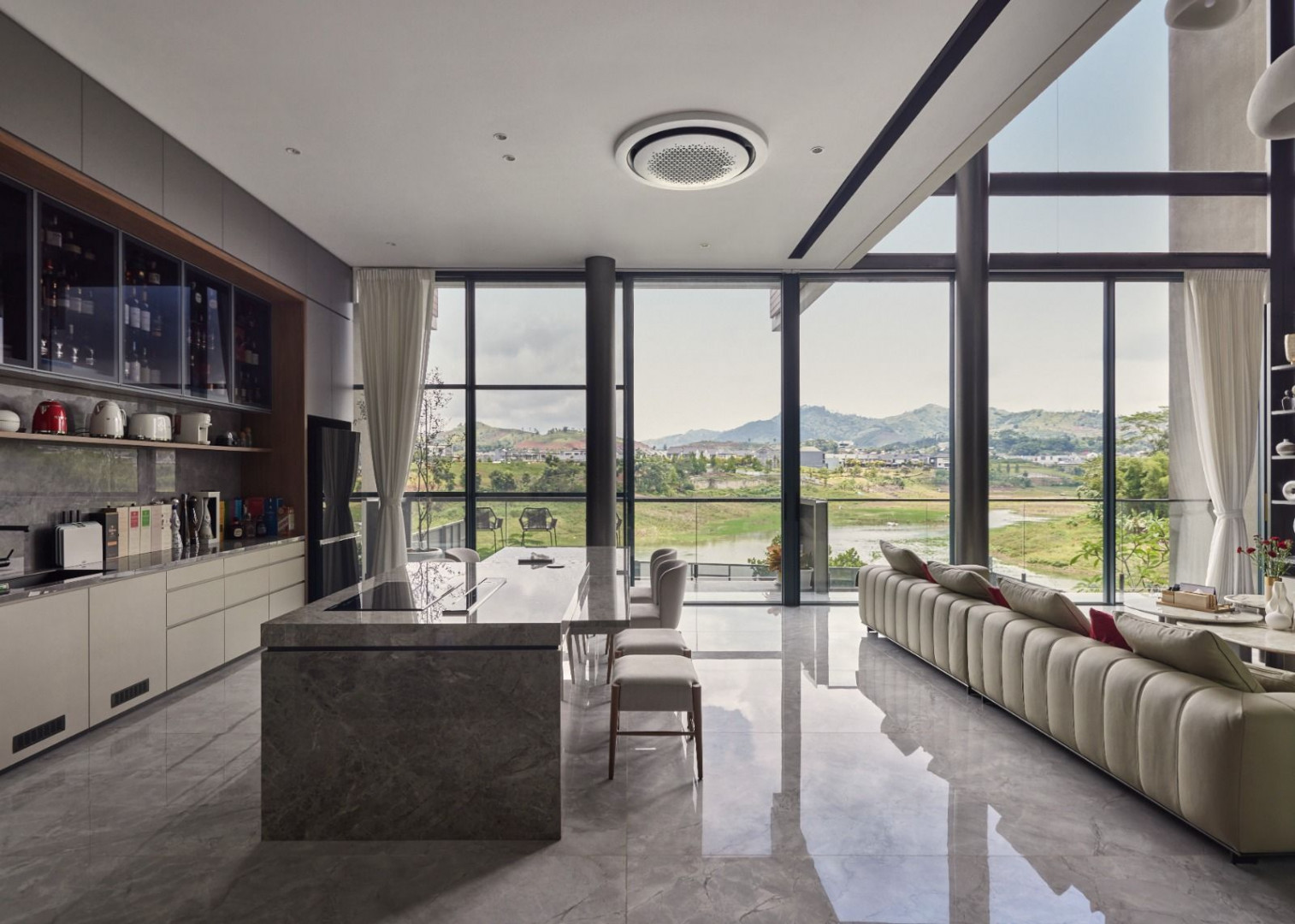 DN House Incorporates Nature into A Modern Living