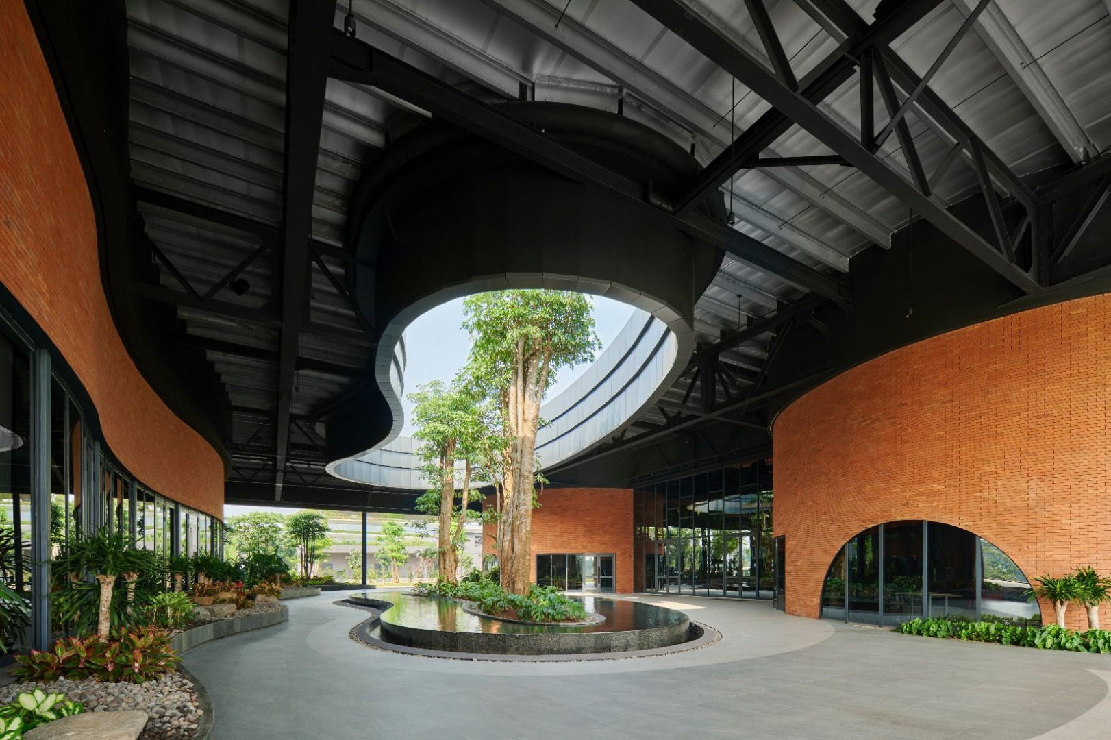 Behind Mayora Head Office Canteen: An Oasis That Offers A Breather with Nature Touch Behind Mayora Head Office Canteen: An Oasis That Offers A Breather with Nature Touch
