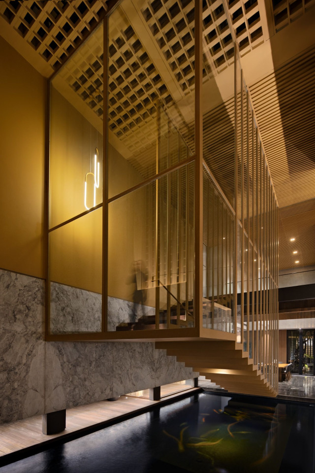 The Gritted Grid, A Multi-Generational Private Retreat with Opulence and Nature in Balance