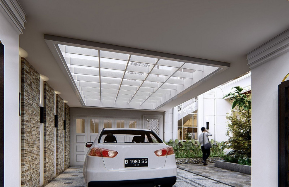 7 Ide Model Garasi Mobil Sederhana Samping Rumah